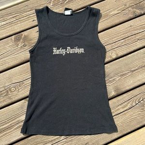 harley davidson black tank top